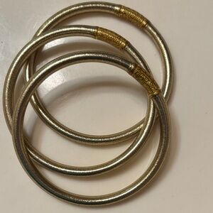 Budahgirl Chic Light Gold Bangle Set